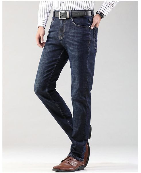 19ss new designer luxury mens blue jeans fashion business straight pants autumn winter stretch thick washed trousers selling 
19ss new designer luxury mens blue jeans fashion business straight pants autumn winter stretch thick washed trousers selling
