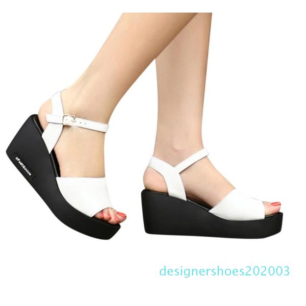 fashion fish mouth platform sandals women wedge high heels shoes classics buckle strap beach sandal woman zapatos de mujer d03, Black
fashion fish mouth platform sandals women wedge high heels shoes classics buckle strap beach sandal woman zapatos de mujer d03, Black