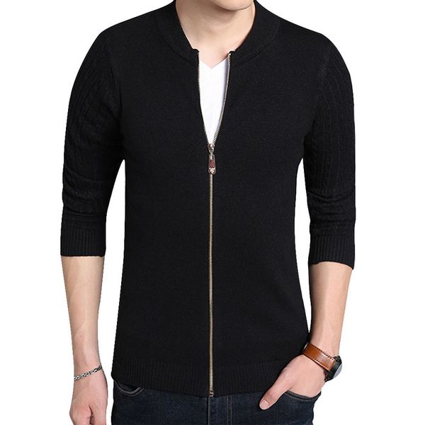 monerffi men's sweater 2019 new arrival male jacket solid color sweaters knitwear warm sweatercoat cardigans men clothing, White;black
monerffi men's sweater 2019 new arrival male jacket solid color sweaters knitwear warm sweatercoat cardigans men clothing, White;black