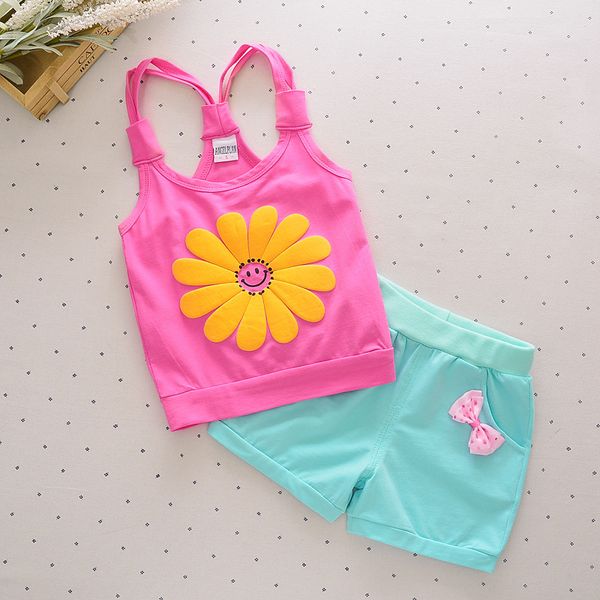 baby girls summer cotton sleeveless vest suits 1-4t kids cartoon sunflower clothing children t-shirts+ short pants=2pcs/set, White
baby girls summer cotton sleeveless vest suits 1-4t kids cartoon sunflower clothing children t-shirts+ short pants=2pcs/set, White