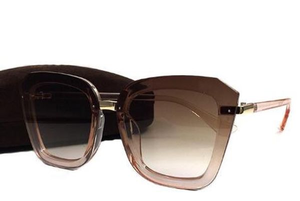 luxury-2019 new summer style brand tom sunglasses men women brand eyewear coating lens uv400 outdoor travel sunwear come with box a159, White;black