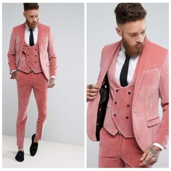 2019 Новый Fahion Design Бархат 3 шт. Мода Зимнее свадебное платье для жениха Slim Fit Формальный бархатный мужской костюм в смокинге (куртка + жилет + брюки)
2019 Новый Fahion Design Бархат 3 шт. Мода Зимнее свадебное платье для жениха Slim Fit Формальный бархатный мужской костюм в смокинге (куртка + жилет + брюки)