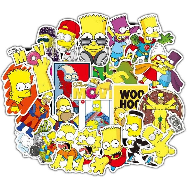 10/30/50pcs cartoon simpsons waterproof stickers skateboard motorcycle suitcase guitar girls graffiti sticker kids classic toys
10/30/50pcs cartoon simpsons waterproof stickers skateboard motorcycle suitcase guitar girls graffiti sticker kids classic toys