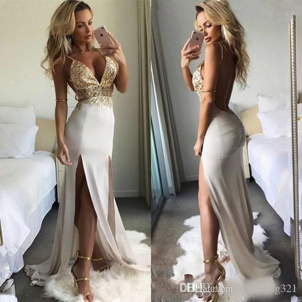 cutaway sides two sides split prom evening dresses 2020 spaghetti straps open back long satin party gowns cheap, Black
cutaway sides two sides split prom evening dresses 2020 spaghetti straps open back long satin party gowns cheap, Black