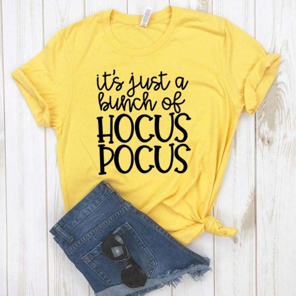 its just a bunch of hocus pocus women tshirt cotton casual hipster funny t-shirt gift lady yong girl tee drop ship zy-303, White
its just a bunch of hocus pocus women tshirt cotton casual hipster funny t-shirt gift lady yong girl tee drop ship zy-303, White