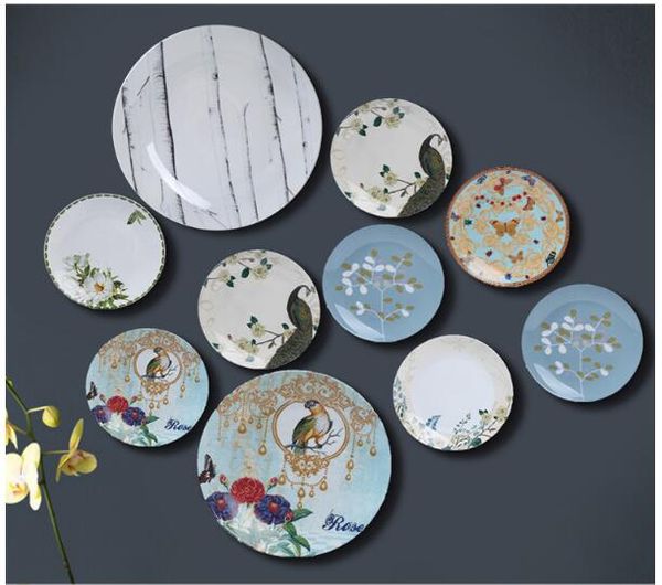 decorative plates chinese-style pendant wall decoration creative ceramic plate lodging dining room background
decorative plates chinese-style pendant wall decoration creative ceramic plate lodging dining room background
