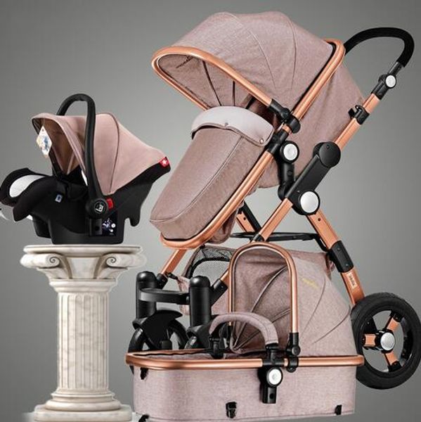 New Style 3 in 1 Baby Stroller with Car Seat For Newborn High View Folding Baby Carriage Travel Stroller
New Style 3 in 1 Baby Stroller with Car Seat For Newborn High View Folding Baby Carriage Travel Stroller