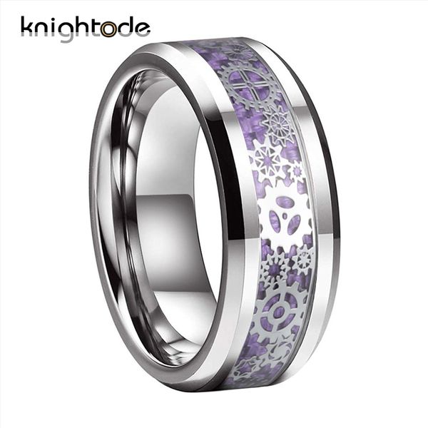 8/6mm men women wedding band mechanical gear wheel tungsten ring beveled edges with red purple black blue carbon fiber inlay, Slivery;golden
8/6mm men women wedding band mechanical gear wheel tungsten ring beveled edges with red purple black blue carbon fiber inlay, Slivery;golden