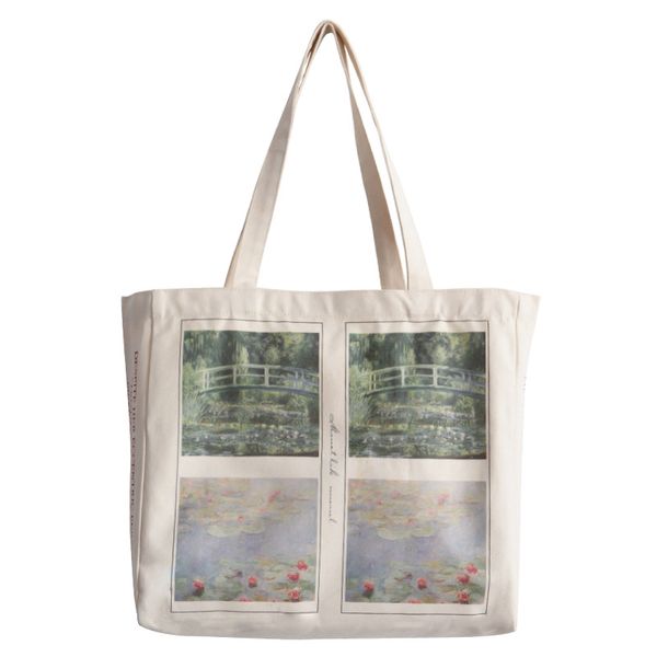 women's new retro double-sided oil painting printing luxury handbags large capacity shopping bag canvas casual shoulder bag
women's new retro double-sided oil painting printing luxury handbags large capacity shopping bag canvas casual shoulder bag