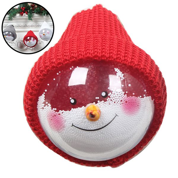 1pc ball doll snowman transparent christmas decorations for home tree pendant gift for kids(red) red
1pc ball doll snowman transparent christmas decorations for home tree pendant gift for kids(red) red