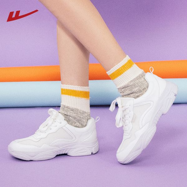 warrior 2019 new arrival women's walking shoes breathable white dad shoes anti-skid wear-resistant sport a497b
warrior 2019 new arrival women's walking shoes breathable white dad shoes anti-skid wear-resistant sport a497b