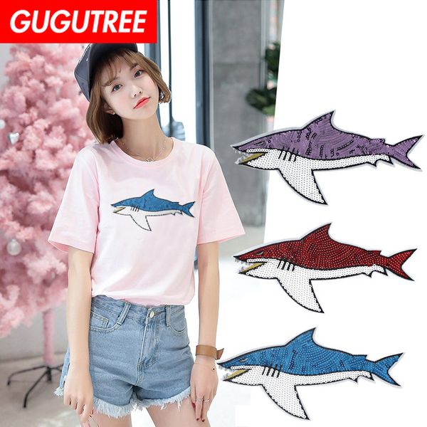 gugutree embroidery sequins big shark patch animal cartoon patches badges applique patches for clothing dxl-21, Black
gugutree embroidery sequins big shark patch animal cartoon patches badges applique patches for clothing dxl-21, Black