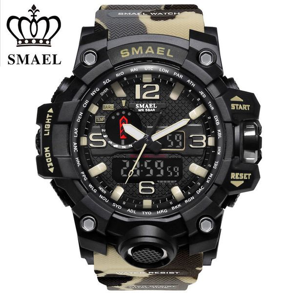 2017 smael camouflage military digital-watch men's g style fashion sports shock army watch led electronic wrist watches for men ly19121, Slivery;brown
2017 smael camouflage military digital-watch men's g style fashion sports shock army watch led electronic wrist watches for men ly19121, Slivery;brown
