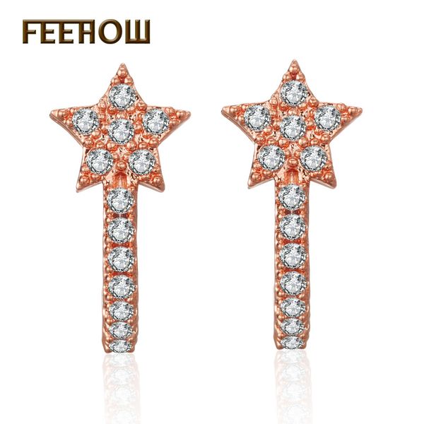 feehow popular style simple sweet girl five-pointed star earrings earrings jewelry for party birthday anniversary gift jewelry, Golden;silver
feehow popular style simple sweet girl five-pointed star earrings earrings jewelry for party birthday anniversary gift jewelry, Golden;silver