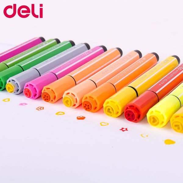 deli washable color pen set 12/18/24/36 colors with stamp kawaii cute art markers for children durable and safe watercolor pens
deli washable color pen set 12/18/24/36 colors with stamp kawaii cute art markers for children durable and safe watercolor pens