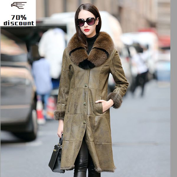 winter coat women double faced real fur coat female luxury fur women collar real leather jacket my, Black
winter coat women double faced real fur coat female luxury fur women collar real leather jacket my, Black