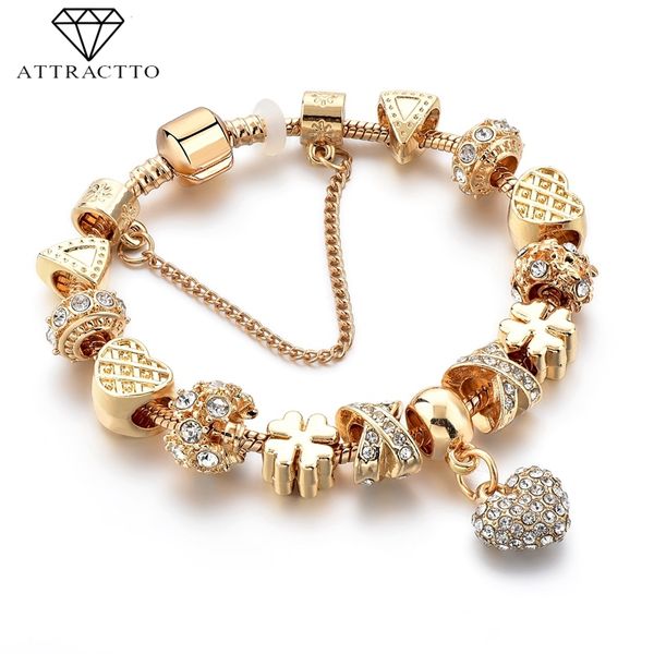 attractto gold heart love charm bracelets&bangles for women stainless steel bracelet handmade jewelry crystal bracelet sbr190043
attractto gold heart love charm bracelets&bangles for women stainless steel bracelet handmade jewelry crystal bracelet sbr190043