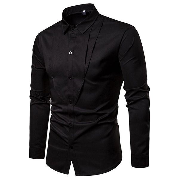 mens long sleeve shirt casual dress unique design blouse mens shirts white black solid color 2019 new
mens long sleeve shirt casual dress unique design blouse mens shirts white black solid color 2019 new