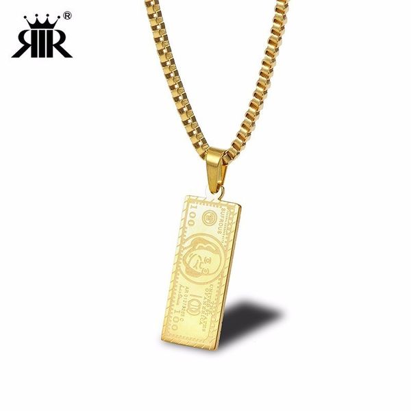rir stainless steel golden rectangle dollar pendant necklace delicate washington tag 100 dollar men's jewellery necklaces, Silver
rir stainless steel golden rectangle dollar pendant necklace delicate washington tag 100 dollar men's jewellery necklaces, Silver