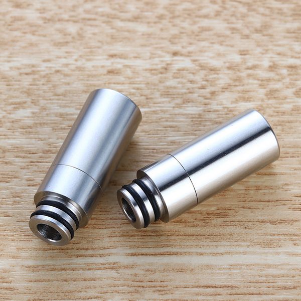 

510 Stainless Steel Drip Tip Vape SS 2 in 1 Mouthpiece fit 510 Thread Atomizers also for Kamry Kecig 1.0 DHL Free