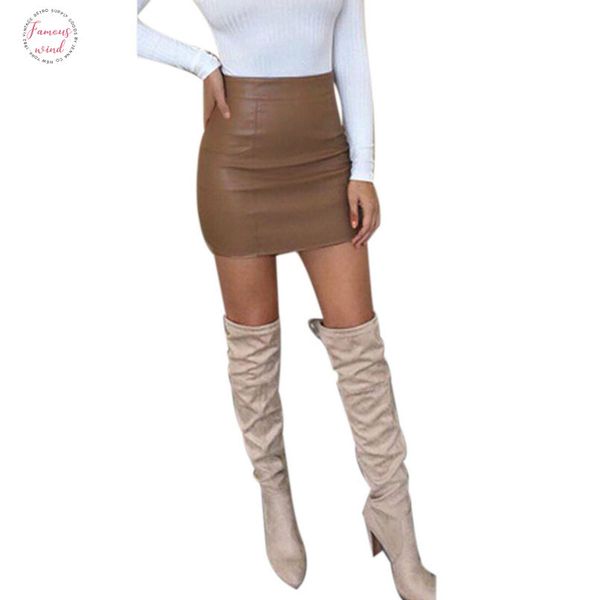 sleeper 401 2018 new fashion women leather high waist pencil bodycon hip short mini skirt ing, Black
sleeper 401 2018 new fashion women leather high waist pencil bodycon hip short mini skirt ing, Black