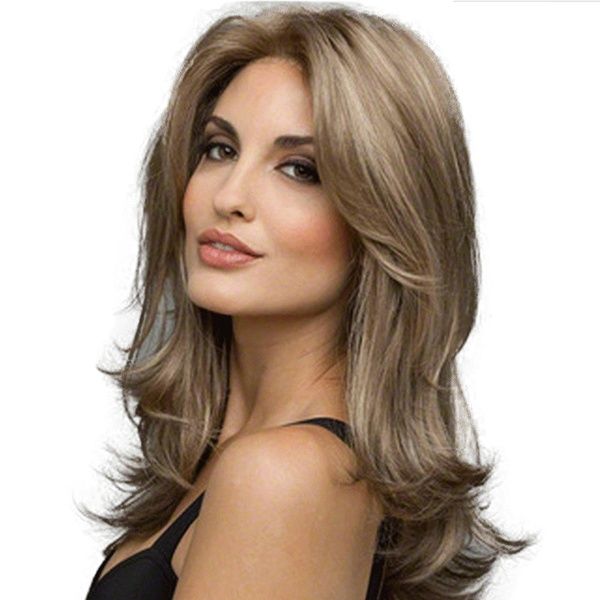2019 fashion synthetic wigs medium long wavy hair wigs for women lady curly hair 57cm, Black
2019 fashion synthetic wigs medium long wavy hair wigs for women lady curly hair 57cm, Black