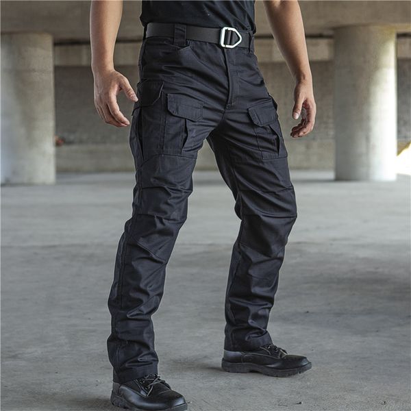 men's army tactical cargo pants casual stretch swat combat rip-scamouflage trousers stretch waterproof work pants, Black
men's army tactical cargo pants casual stretch swat combat rip-scamouflage trousers stretch waterproof work pants, Black