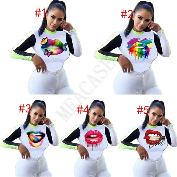 plus size women clothes fashion long sleeve t shirt trendy butterfly lips t-shirt patchwork color autumn winter sports casual d8604, White
plus size women clothes fashion long sleeve t shirt trendy butterfly lips t-shirt patchwork color autumn winter sports casual d8604, White