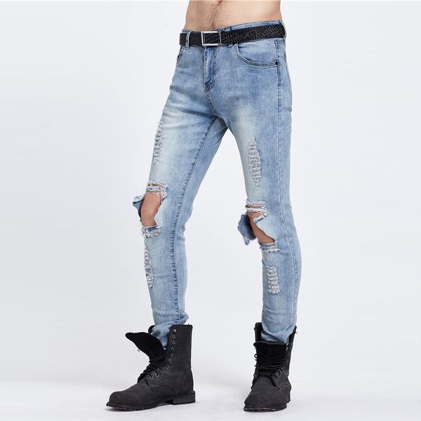 hoho 2020 men new street light summer jeans ripped jeans adolescent personality design, Blue
hoho 2020 men new street light summer jeans ripped jeans adolescent personality design, Blue
