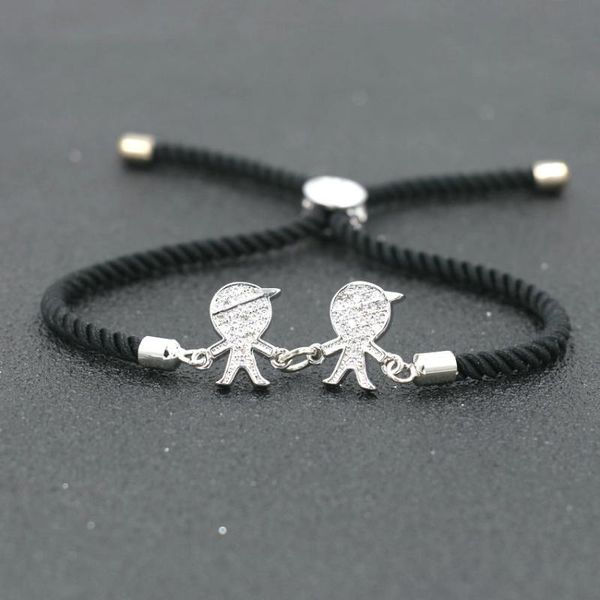 lucky silver copper micro zircon crystal two boys two girls charm bracelet red rope thread bracelets for women jewelry love gift, Golden;silver
lucky silver copper micro zircon crystal two boys two girls charm bracelet red rope thread bracelets for women jewelry love gift, Golden;silver