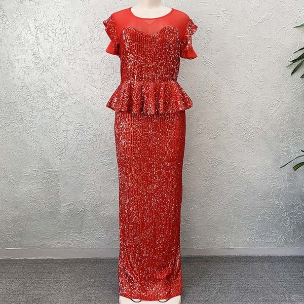 ethnic clothing 2021 mesh sequins party dress women african clothes o-neck evening plus size elegant flare short sleeve long maxi, Red
ethnic clothing 2021 mesh sequins party dress women african clothes o-neck evening plus size elegant flare short sleeve long maxi, Red
