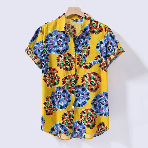 men's hawaiian printed shirt streetwear camisa summer short sleeve shirt loose beachwear casual male blouse camisa masculina, White;black
men's hawaiian printed shirt streetwear camisa summer short sleeve shirt loose beachwear casual male blouse camisa masculina, White;black