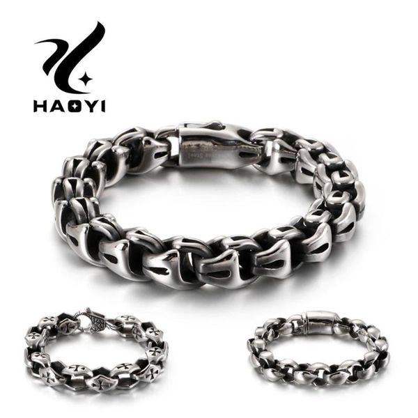 haoyi fashion three styles stainless steel bracelet mens wrist band accessories glamour retro bangle for men jewerys, Black
haoyi fashion three styles stainless steel bracelet mens wrist band accessories glamour retro bangle for men jewerys, Black