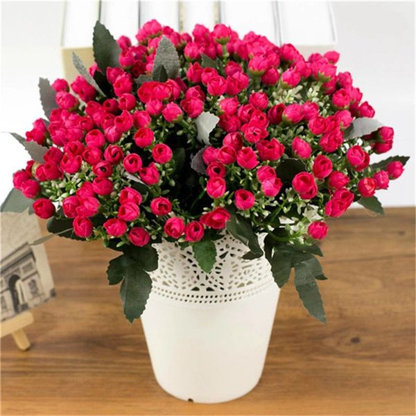 1 bouquet 36 head small bud roses artificial flowers silk rose decorative flowers home decorations for wedding valentine's day
1 bouquet 36 head small bud roses artificial flowers silk rose decorative flowers home decorations for wedding valentine's day