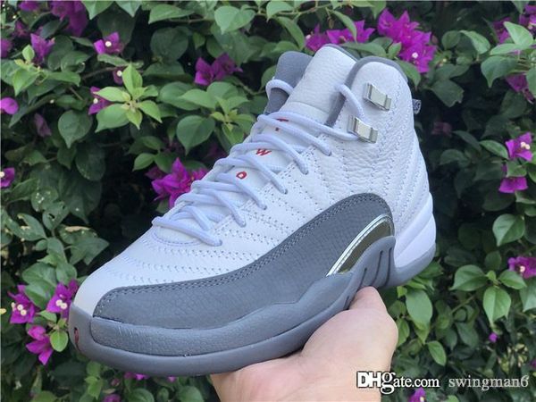 air authentic 12 dark grey white basketball shoes retro real carbon fiber 12s men sports sneakers 130690-160 with box us 7-13
air authentic 12 dark grey white basketball shoes retro real carbon fiber 12s men sports sneakers 130690-160 with box us 7-13