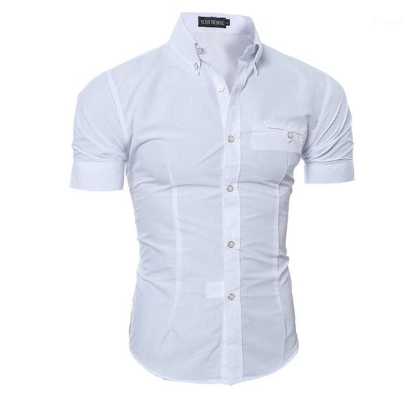 mens single breasted mens designer solid color shirts turn down collar casual tees short sleeve slim, White;black
mens single breasted mens designer solid color shirts turn down collar casual tees short sleeve slim, White;black