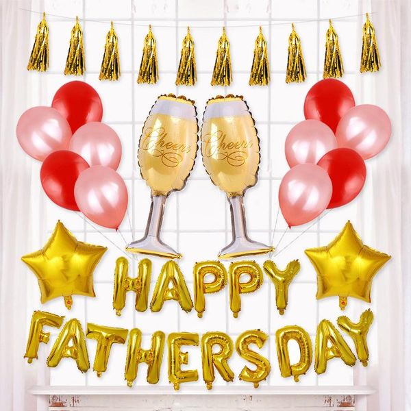 happy father's day balloon set letter aluminum film balloon colorful latex balloons party decoration inflatable air balloons toy vt
happy father's day balloon set letter aluminum film balloon colorful latex balloons party decoration inflatable air balloons toy vt