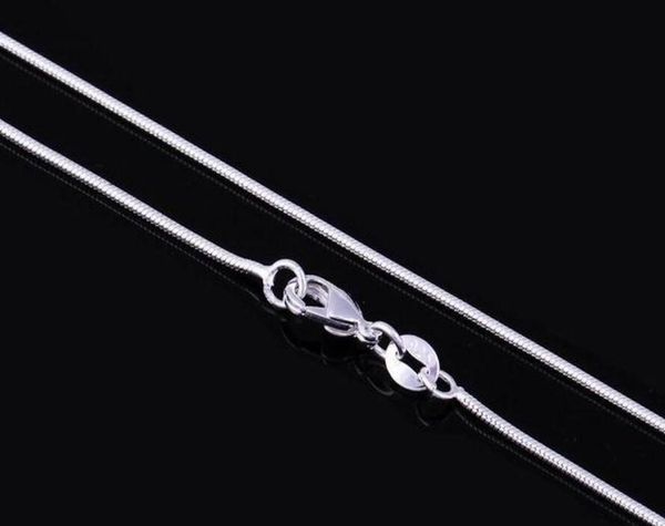925 sterling silver snake necklace fashion smooth link chain lobster clasp fit pendant 1mm 16-24 inch christmas gift
925 sterling silver snake necklace fashion smooth link chain lobster clasp fit pendant 1mm 16-24 inch christmas gift