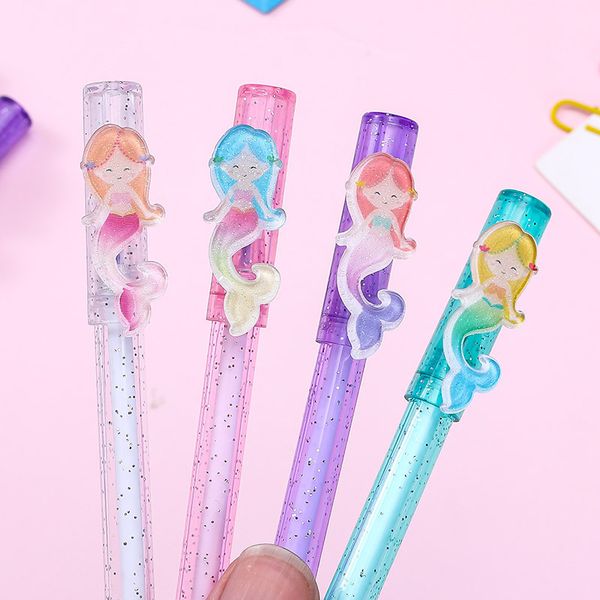 4 pcs/lot glitter mermaid erasable gel pen cute 0.5 mm blue ink signature pen school office writing supplies stationery
4 pcs/lot glitter mermaid erasable gel pen cute 0.5 mm blue ink signature pen school office writing supplies stationery