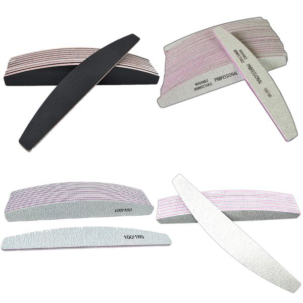 jearlyu 10pcs/lot 100/180 nail files double-side emery board nail sanding buffer files salon manicure tools half moon file
jearlyu 10pcs/lot 100/180 nail files double-side emery board nail sanding buffer files salon manicure tools half moon file