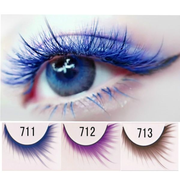 1pairs exaggerated color false eyelashes art studio makeup eye lashes fake eyelashes for stage performance
1pairs exaggerated color false eyelashes art studio makeup eye lashes fake eyelashes for stage performance