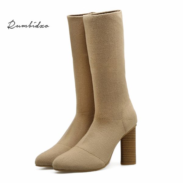 rumbidzo женщины boots 2018. ботильоны носки женщина зима bootie круглый toe коренастый каблуки теплый botas спицах, Black
rumbidzo женщины boots 2018. ботильоны носки женщина зима bootie круглый toe коренастый каблуки теплый botas спицах, Black