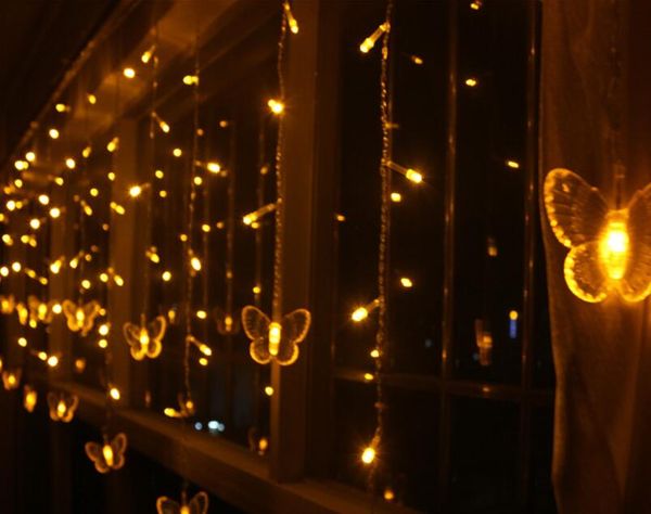 4m*0.6m 100 led fairy butterfly curtain lights gerlyanda decorative led christmas lights for wedding birthday party decoration ac 110v-250v
4m*0.6m 100 led fairy butterfly curtain lights gerlyanda decorative led christmas lights for wedding birthday party decoration ac 110v-250v