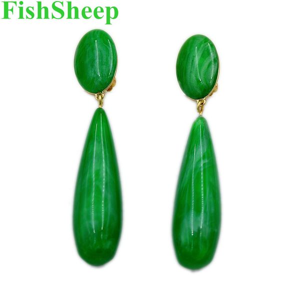 fishsheep statement big green acrylic clip earrings for women without piercing hanging earring 2019 ear clips fashion jewelry, Silver
fishsheep statement big green acrylic clip earrings for women without piercing hanging earring 2019 ear clips fashion jewelry, Silver