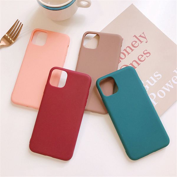 fashion simple plain candy color soft silicone tpu matte phone case for iphone 11 pro max x xr xs max x 8 7 6 6s plus se 2020 back cover
fashion simple plain candy color soft silicone tpu matte phone case for iphone 11 pro max x xr xs max x 8 7 6 6s plus se 2020 back cover
