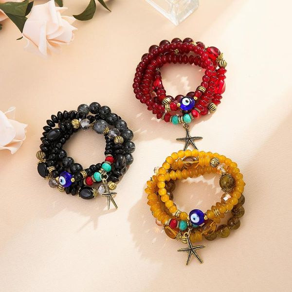 4pcs/setbohemian shell beads starfish sea turtle beauty head coin tassel multi-layer bracelet women elastic beaded bracelet jewe, Black
4pcs/setbohemian shell beads starfish sea turtle beauty head coin tassel multi-layer bracelet women elastic beaded bracelet jewe, Black