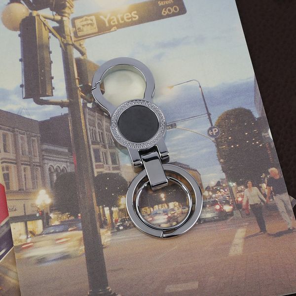 high-grade men alloy key ring business use black/silver with two split rings pull-apart detachable hook quick release
high-grade men alloy key ring business use black/silver with two split rings pull-apart detachable hook quick release