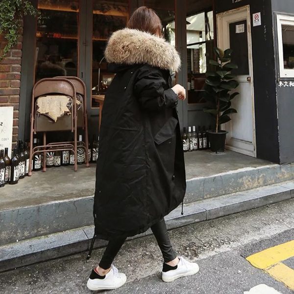 big fur parka winter jacket women oversize coat hooded long large plus size female 2018 warm clothing clothes outerwear hat, Black
big fur parka winter jacket women oversize coat hooded long large plus size female 2018 warm clothing clothes outerwear hat, Black