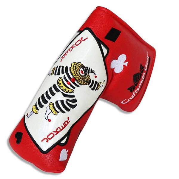 craaftsman golf blade putter cover headcover magnetic closure poker joker jack red/white/black pu leather pool accessories
craaftsman golf blade putter cover headcover magnetic closure poker joker jack red/white/black pu leather pool accessories