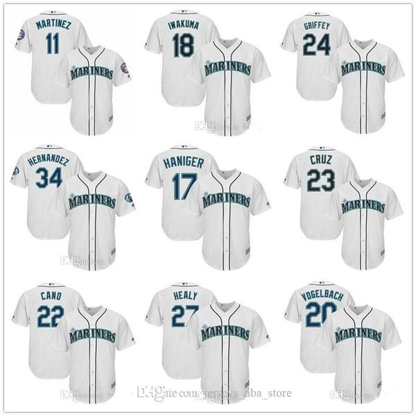сиэтл маринерс 51 ичиро сузуки 22 робинсон кано 24 кен гриффи младший majestic официальный base игрока в бейсбол джерси, Blue;black
сиэтл маринерс 51 ичиро сузуки 22 робинсон кано 24 кен гриффи младший majestic официальный base игрока в бейсбол джерси, Blue;black